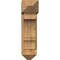 Ekena Millwork Balboa Arts and Crafts Rough Sawn Bracket w/ Offset Brace, Western Red Cedar, 8"W x 22"D x 30"H BKT0806X22X30BOA03RWR - alternate 3